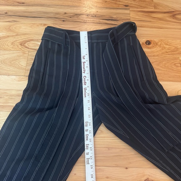 Wilfred Aritzia Jallade Pin Stripe Tie Waist Trousers - Picture 8 of 9